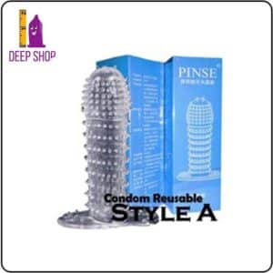 کاندوم خاردار سیلیکونی ژله ای پنیس ا Silicone barbed penis jelly condom